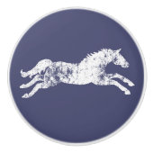 Girly Multicolor Classic Pferde Keramikknauf (Vorderseite)