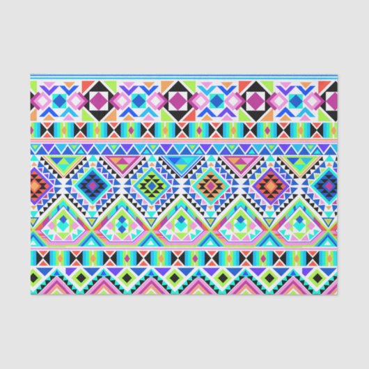 Girly Native Aztec Tribal Seidenpapier (Vorderseite)