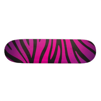 Girly neuer cooler rosa Zebra-Druck-Tierdruck Skateboard