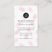 Girly New York Fashion Designer Business Card Visitenkarte (Rückseite)