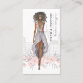 Girly New York Fashion Designer Visitenkarte (Vorderseite)