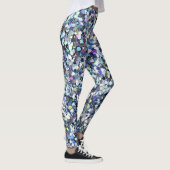 Girly Niedlich Colorful Glitzer Leggings (Rechts)