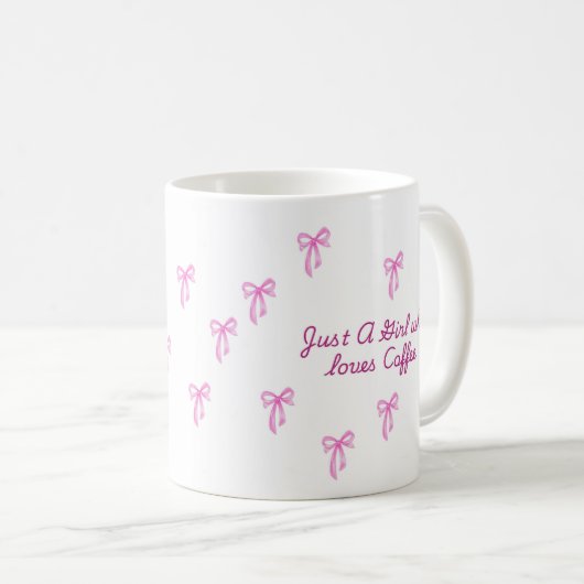 Girly niedlich Coquette Tasse (VorderseiteRechts)
