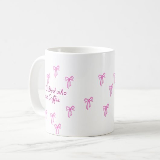 Girly niedlich Coquette Tasse (Vorderseite Links)