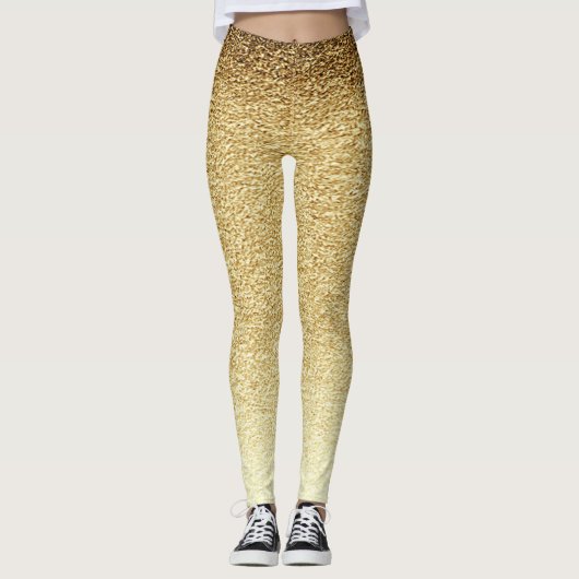 Girly Niedlich Glittery Leggings (Vorderseite)