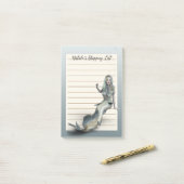 Girly Niedlich Mermaid Post-it Klebezettel (Auf Schreibtisch)