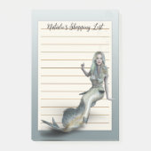 Girly Niedlich Mermaid Post-it Klebezettel (Vorderseite)