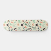 Girly Niedlich Pastel Butterfly Chic Skateboard (Horizontal)