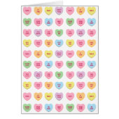 Girly niedliche Spaß persönliche Gesprächskarte (Vorne)