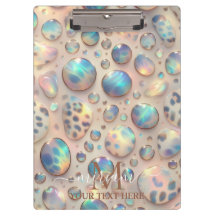 Girly Opal Leopard Print Office School