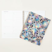 Girly Opal Leopard Print Office School Planer (Anzeige)