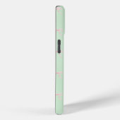 Girly Pastel Green Pink Bow Bible Green Bee Case-Mate iPhone Hülle (Rückseite / Rechts)