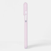 Girly Pastel Pink 16 Foto Collage & Monogram iPhone Hülle (Linke Seite)