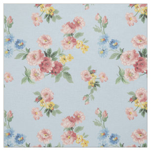 Girly Pastellmit Blumenkundengerechtes - blauer Stoff