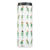 Girly Personalisiert Irish Dancers Niedlich HandGe Thermosbecher (Rückseite)