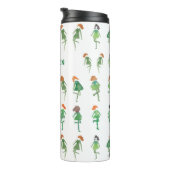 Girly Personalisiert Irish Dancers Niedlich HandGe Thermosbecher (Nach rechts gedreht)