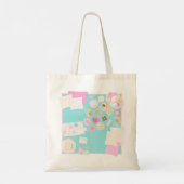 Girly Picnic Scene Tote Bag Tragetasche (Rückseite)