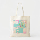 Girly Picnic Scene Tote Bag Tragetasche (Vorne)