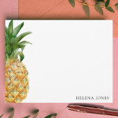 Girly Pineaple Personalisiert Correspondence Mitteilungskarte