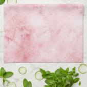 Girly Pink Abstrakt Geschirrtuch (Gefaltet)