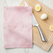 Girly Pink Abstrakt Geschirrtuch (Viertel Falte)