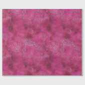 Girly Pink Abstrakt Glitz Glam Glitzer Geschenkpapier (Flach)