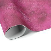 Girly Pink Abstrakt Glitz Glam Glitzer Geschenkpapier (Rolleneckpunkt)