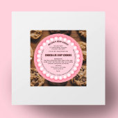Girly Pink Bakery Packaging Hütte Law Label Runder Aufkleber