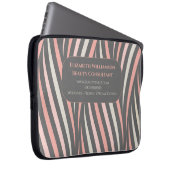 Girly Pink Beruflich Modern Laptopschutzhülle (Vorne Rechts)