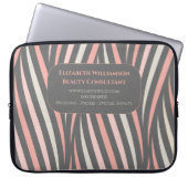 Girly Pink Beruflich Modern Laptopschutzhülle (Vorderseite)