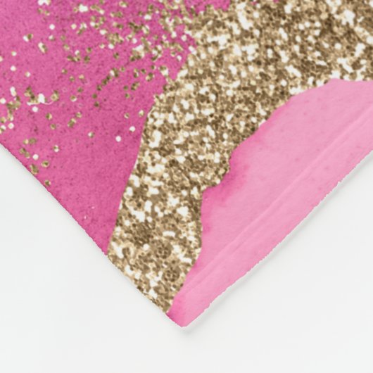 Girly Pink Best Friends Forever Foto Fleecedecke (Ecke)