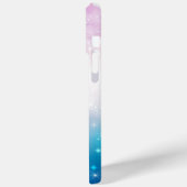 Girly Pink Blue Glitzer Bokeh Lights Case-Mate iPhone Hülle (Rückseite / Links)