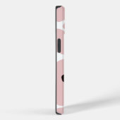 Girly Pink Bubblegum Blowin Cow Liebhaber Case-Mate iPhone Hülle (Rückseite / Rechts)