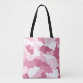 Girly Pink Camouflage Camouflage Pattern Tasche (Vorderseite)