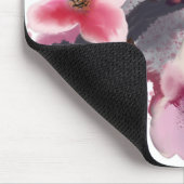 Girly Pink Cherry Blüten Blüte Mousepad (Ecke)