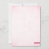 Girly Pink Chic Glitzer Gems Graduation Party Einladung (Rückseite)