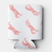 Girly Pink Classic Pferde Dosenkühler (Rückseite)