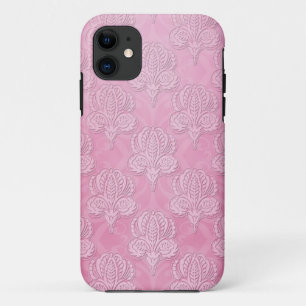Girly Pink Damask iPhone 5 Fall Case-Mate iPhone Hülle