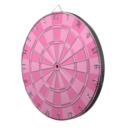 Girly Pink Dartscheibe (Vorderseite rechts)
