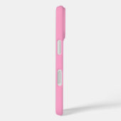 Girly Pink Elegant Minimal Name Monogram Case-Mate iPhone Hülle (Rückseite / Rechts)