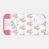Girly Pink Elephant mit Bow und Balloon Muster Case-Mate iPhone Hülle (Rückseite (Horizontal))