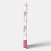 Girly Pink Elephant mit Bow und Balloon Muster Case-Mate iPhone Hülle (Rückseite / Rechts)