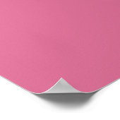 Girly Pink Elephant mit Bow und Balloon Muster Poster (Ecke)