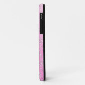 Girly Pink Floral Damask iPhone 5 Fall Case-Mate iPhone Hülle (Hinten/Links)