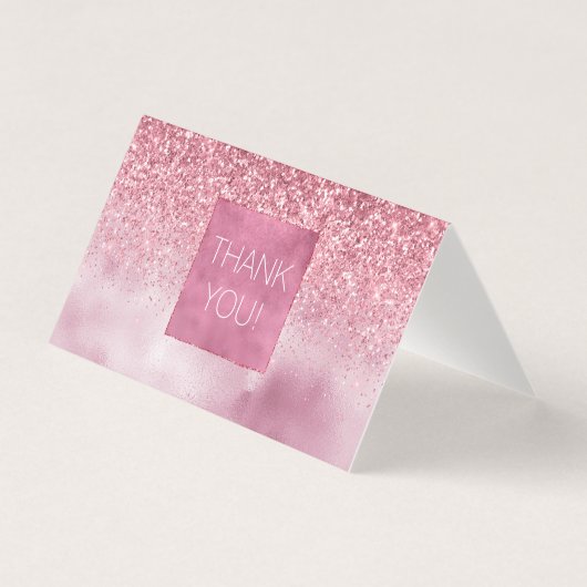 Girly Pink Glam Glitzer funkeln (Vorderseite)