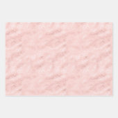 Girly Pink Glam Leopard Print Ombre Geschenkpapier Set (Vorderseite 3)