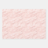 Girly Pink Glam Leopard Print Ombre Geschenkpapier Set (Vorderseite)