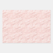 Girly Pink Glam Leopard Print Ombre Glitzer Geschenkpapier Set (Vorderseite 2)