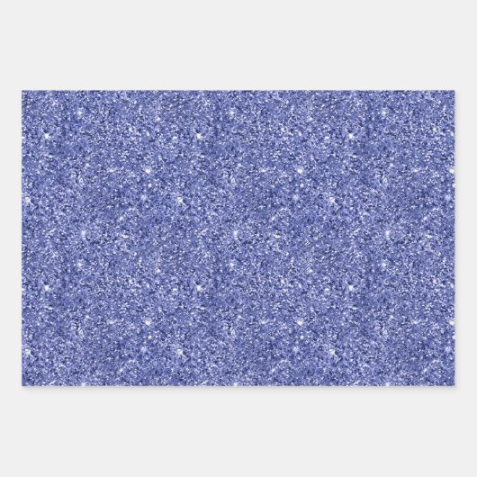 Girly Pink Glitz Glitzer Geschenkpapier Set (Vorderseite 3)