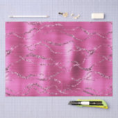 Girly Pink Glitz Glitzer Seidenpapier (Handwerk)